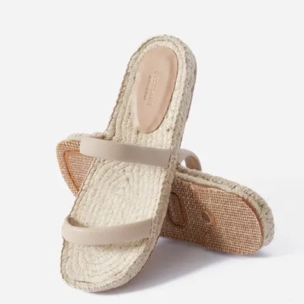 Everlane Leather Sandal Espadrilles